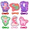 Wooden Fairytale Lacing Card for Kids 3-5, Sewing Cards for Toddlers, Toddler Arts and Craft, Fine Motor Skill Toys, 6 Wooden Panels and 6 Matching Laces, Gift for Boys, Girls